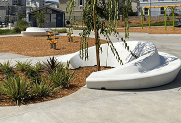 Concrete - What Are Park Benches Made Of